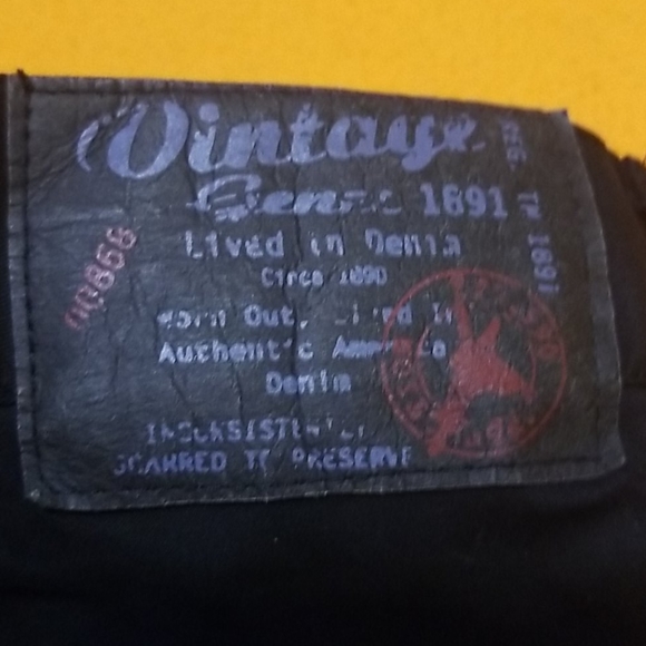 Vintage Mens Black Pants 30x30 - Picture 6 of 11